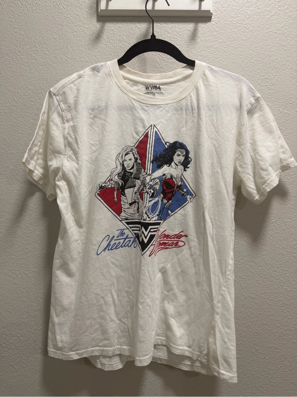 Wonder Woman & The Cheetah Graphic Tee - White